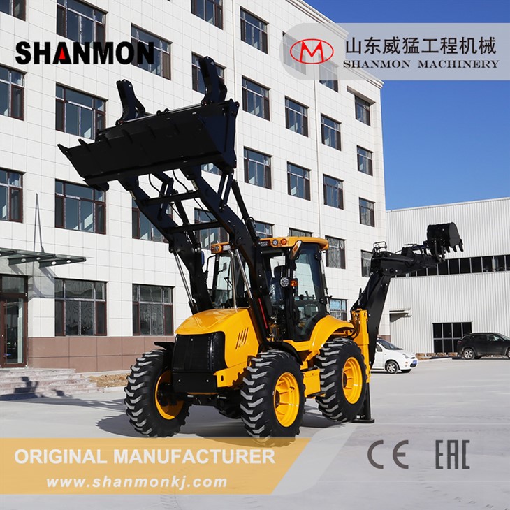 Shanmon388H Backhoe Excavator Loader 4x4
